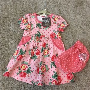 NWT Matilda Jane Dress with Diaper Cover